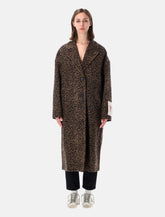 Golden Goose cocoon wool jacquard coat -  | Spazio Pritelli