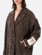 Golden Goose cocoon wool jacquard coat -  | Spazio Pritelli