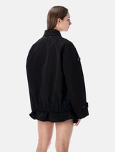 Golden Goose oversized cotton twill jacket with floral embroidery -  | Spazio Pritelli