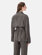 Golden Goose jacquard satin pajama jacket -  | Spazio Pritelli