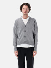 Ami Paris ADC wool and cashmere cardigan -  | Spazio Pritelli