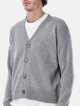Ami Paris ADC wool and cashmere cardigan -  | Spazio Pritelli