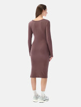 Nike ribbed fitted midi dress -  | Spazio Pritelli