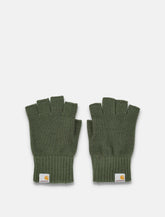 Carhartt WIP Logo fingerless knit mittens -  | Spazio Pritelli