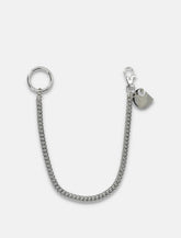 Carhartt WIP Cuban Link Keychain Silver -  | Spazio Pritelli