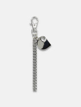 Carhartt WIP Cuban Link Keychain Silver -  | Spazio Pritelli
