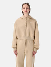 Felpa corta oversize serafino con cappuccio di Nike -  | Spazio Pritelli