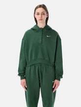 Felpa corta oversize serafino con cappuccio di Nike -  | Spazio Pritelli