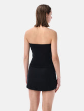 Nike fitted bandeau top with logo -  | Spazio Pritelli