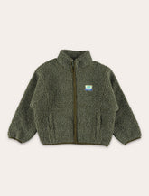 American Vintage green Hoktown kids jacket -  | Spazio Pritelli
