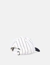 Y-3 white pinstripe twill cap -  | Spazio Pritelli