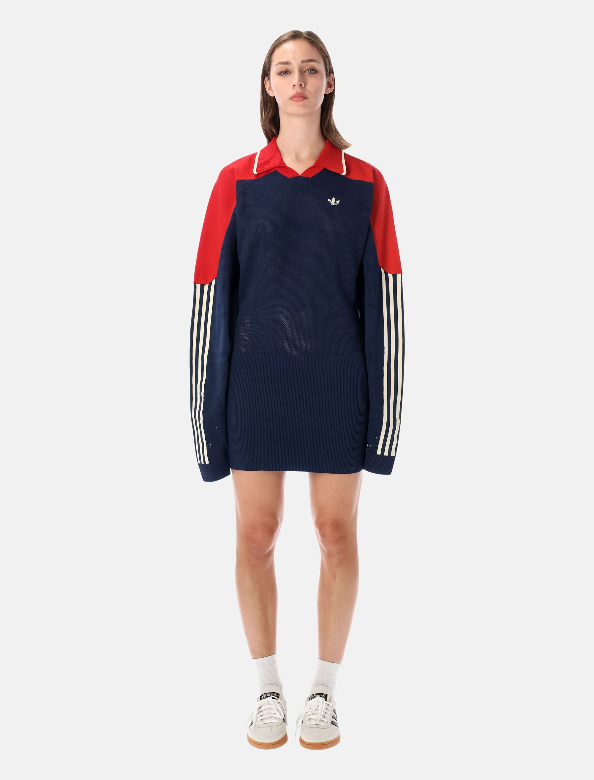 Adidas knitted polo dress
