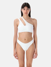 Let’s Swim one-shoulder teardrop bikini top -  | Spazio Pritelli
