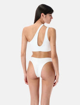 Let’s Swim one-shoulder teardrop bikini top -  | Spazio Pritelli