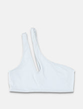 Let’s Swim one-shoulder teardrop bikini top -  | Spazio Pritelli