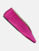 Le Monde Béryl Luna magenta satin slipper -  | Spazio Pritelli