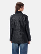 Barbour black Beadnell wax jacket -  | Spazio Pritelli
