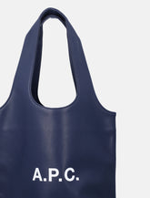 A.P.C. Ninon black small faux leather tote -  | Spazio Pritelli
