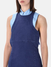 Miu Miu garment-dyed gabardine mini dress -  | Spazio Pritelli