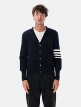 Thom Browne 4-Bar wool cardigan -  | Spazio Pritelli