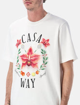Casablanca Casa Way Orchid T-Shirt -  | Spazio Pritelli