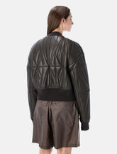 Moncler Rick Owens Giacca Intrecciata Geocamo Corta -  | Spazio Pritelli
