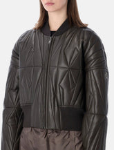 Moncler Rick Owens Giacca Intrecciata Geocamo Corta -  | Spazio Pritelli