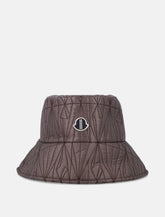 Moncler Rick Owens Bucket Hat Quilted Mauve - MONCLER RICK OWENS