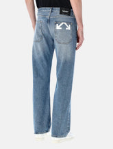 Off-White Jean Half Arrow Slim Relaxed Fit Mens Edition Lux -  | Spazio Pritelli
