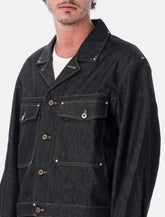 Lemaire studded denim trucker jacket -  | Spazio Pritelli