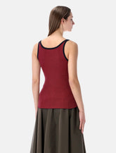 Prada silk striped tank top -  | Spazio Pritelli