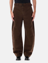 Lemaire Twisted Belted twill pants -  | Spazio Pritelli