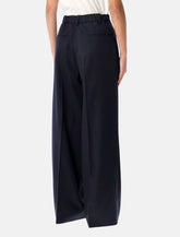 Soeur Frejus navy blue wool trousers -  | Spazio Pritelli
