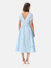 Self-Portrait cotton embroidered midi dress -  | Spazio Pritelli