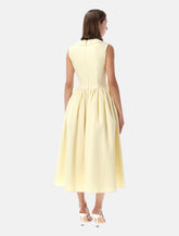 Self-Portrait taffeta collared midi dress -  | Spazio Pritelli