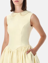Self-Portrait taffeta collared midi dress -  | Spazio Pritelli