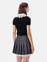 Self-Portrait knit lace top -  | Spazio Pritelli