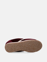 Puraai 6.02 Panther velvet wine sneakers -  | Spazio Pritelli