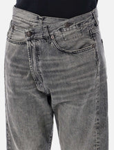 Crossover Waist Denim Jeans R13 -  | Spazio Pritelli