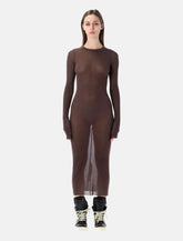 Rick Owens ribbed long sleeves dress -  | Spazio Pritelli