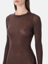 Rick Owens ribbed long sleeves dress -  | Spazio Pritelli