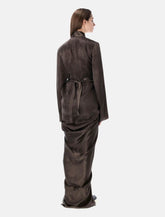 Rick Owens long wrap gown -  | Spazio Pritelli