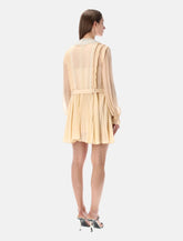 Self-Portrait pleated georgette mini dress -  | Spazio Pritelli