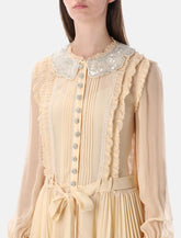 Self-Portrait pleated georgette mini dress -  | Spazio Pritelli