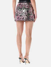 Self-Portrait floral sequin mini skirt -  | Spazio Pritelli
