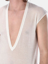 Rick Owens Dylan T with deep V neck -  | Spazio Pritelli
