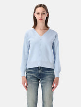MM6 Maison Margiela pressed cotton cardigan -  | Spazio Pritelli
