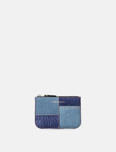Comme des Garçons Wallet denim effect leather pouch -  | Spazio Pritelli