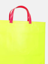 Comme des Garçons Wallet Leather Tote Luxe Open Top Fluo Orange -  | Spazio Pritelli