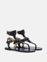 Isabel Marant Eveen flat leather thong sandals -  | Spazio Pritelli